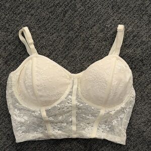 Bozzolo Lace Bralette - Cream